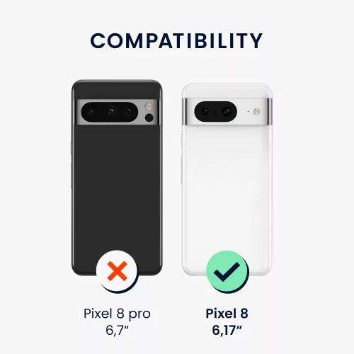 Husa Kwmobile pentru Google Pixel 8, Maro, Lemn, KWM0000208X002C