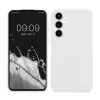 Husa Kwmobile pentru Samsung Galaxy A35, Alb, Silicon, KWM000021PB002C