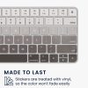 Autocolant tastatura Kwmobile pentru Apple Magic Keyboard, Multicolor, Plastic, KWM000025CS002C