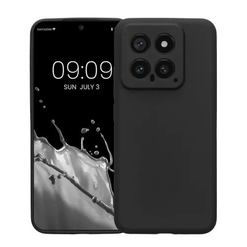 Husa Kwmobile pentru Xiaomi 14, Negru, Silicon, KWM000020ML001C