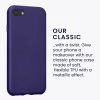 Husa Kwmobile pentru Apple iPhone SE (2022)/iPhone SE (2020)/iPhone 8, Albastru, Silicon, KWM0000085R014C