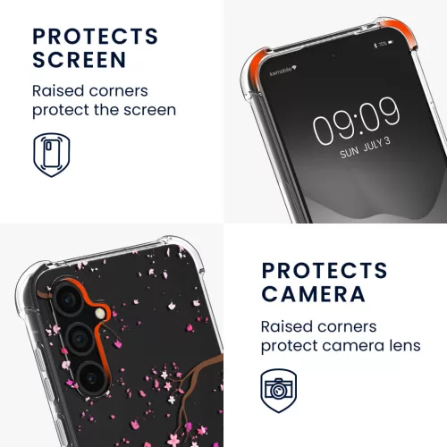 Husa Kwmobile cu snur pentru Samsung Galaxy A35, Multicolor, Silicon, KWM000021RM001C