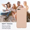 Husa Kwmobile pentru Apple iPhone SE (2022)/iPhone SE (2020)/iPhone 8, Crem, Silicon, KWM0000083F057C