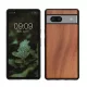 Husa Kwmobile pentru Google Pixel 7a, Maro, Lemn/Silicon, KWM000019YJ004C