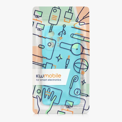 Husa Kwmobile pentru Xiaomi 11T/11T Pro, Albastru deschis, Silicon, KWM000014AW050C