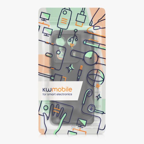 Husa Kwmobile pentru Motorola Edge 50 Ultra, Negru, Silicon, KWM000022SW001C