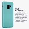 Husa Kwmobile pentru Samsung Galaxy A8 (2018), Verde deschis, Silicon, KWM0000093L014C