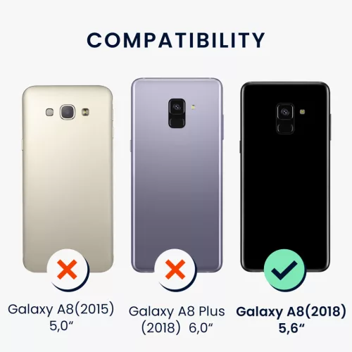 Husa Kwmobile pentru Samsung Galaxy A8 (2018), Verde deschis, Silicon, KWM0000093L014C