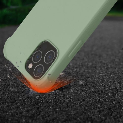 Husa Kwmobile pentru Apple iPhone 12/iPhone 12 Pro, Silicon, Verde, 53840.172