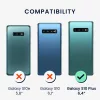 Husa kwmobile pentru Samsung Galaxy S10 Plus, Silicon, Crem, 49028.125