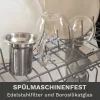Pahar pentru ceai Creano All-in-One, 400 ml, cu infuzor din inox si capac din sticla