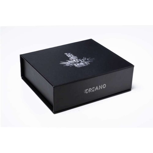 Set ceai infloritor Creano ErbluhTee, 6 sfere, mix alb/negru, cutie magnetica