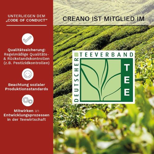 Pachet maxi ceai infloritor Creano ErbluhTee, 72 bile, 6 sortimente, alb, floral