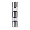 Rasnita dubla Rominox Dumelo, sare si piper, 2 mecanisme ceramice, inox, capace incluse