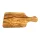 Tocator mic dejun din lemn de maslin cu maner, 30x15 cm, grosime 1.2 cm