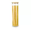 Borcan depozitare Rominox Longo, 1,4 L, pentru paste lungi, capac bambus, etansare