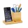 Organizator birou Rominox Desk, bambus, suport telefon, compartimente, 18 x 9 x 10 cm