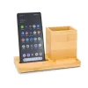 Organizator birou Rominox Desk, bambus, suport telefon, compartimente, 18 x 9 x 10 cm