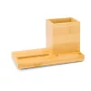 Organizator birou Rominox Desk, bambus, suport telefon, compartimente, 18 x 9 x 10 cm