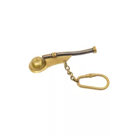   Breloc Giftdeco KEY-0133, alamă și cupru, 9 x 1,5 cm, stil nautic