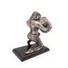 Figurină Vărsător AQU Divine Dekor, aluminiu și bază din lemn, 18 cm