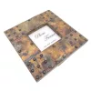 Ramă foto Giftdeco A-1106, lemn de mango și metal, fotografie 10 x 10 cm, ramă 20 x 20 cm, stil vintage