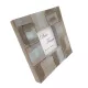 Ramă foto Giftdeco, pentru fotografie 10 x 10cm, lemn de mango, stil modern, scandinav