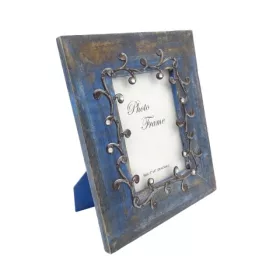   Ramă foto Giftdeco, pentru fotografie 18 x 13cm, lemn de mango și metal