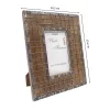 Ramă foto Giftdeco A-1328, pentru fotografie 10 x 15cm, lemn de mango și metal