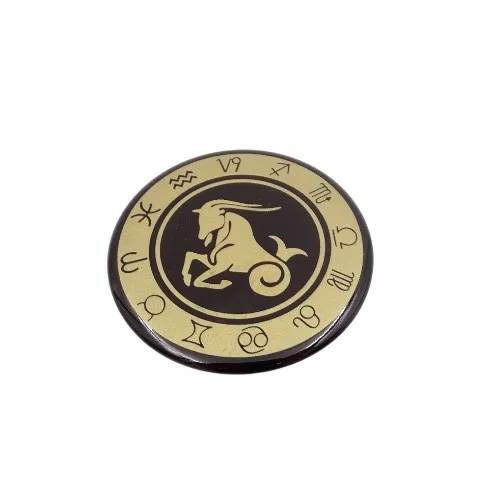 Magnet zodiacal Giftdeco, metal, diametru 6 cm