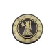 Magnet zodiacal Giftdeco, metal, diametru 6 cm