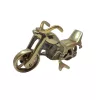 Machetă motocicletă cruiser Giftdeco N-2784, aluminiu, finisaj alamă antică, 23 x 14 cm