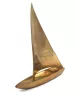Machetă navala Giftdeco N-3045, aluminiu, 39 x 30 cm, stil nautic, minimalist, modern