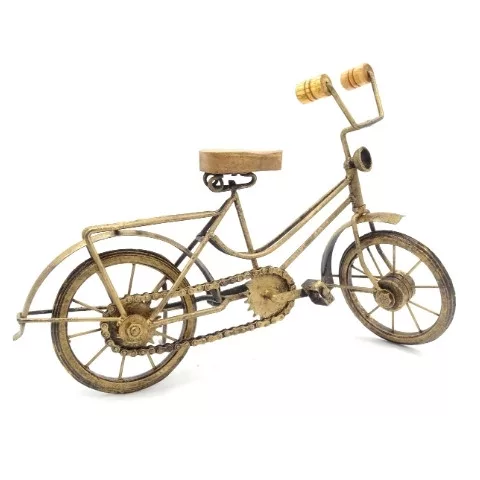 Figurină decorativa Giftdeco NC1714, metal și lemn, 35 x 11 x 24,5 cm, stil retro, modern, clasic