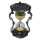 Clepsidră decorativă Giftdeco NC2677 – 5 minute, alamă și sticlă, 14,5 cm