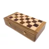 Set sah magnetic Giftdeco G614, palisandru indian si alama, 30 x 30 cm