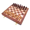 Set sah magnetic Giftdeco G614, palisandru indian si alama, 30 x 30 cm