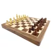 Set sah Giftdeco G114, lemn de trandafir și alamă, înălțime 7,5 cm, stil clasic