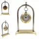 Ceas decorativ Giftdeco M02, sticlă și metal, 23 x 13,5 x 5,5 cm, stil retro, vintage, nautic
