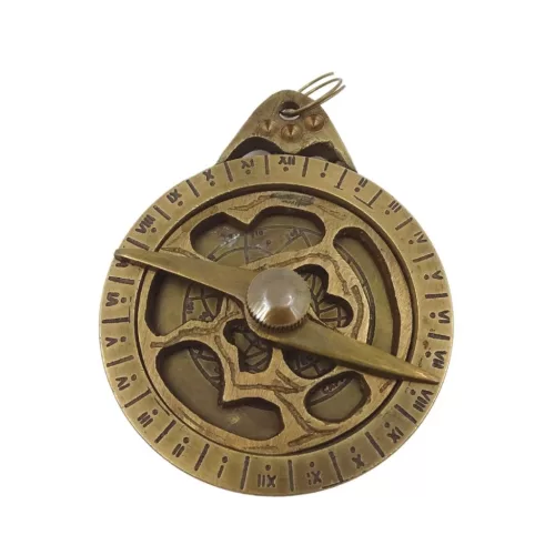 Astrolab decorativ Giftdeco KR105, alamă, lungime 7,5 cm