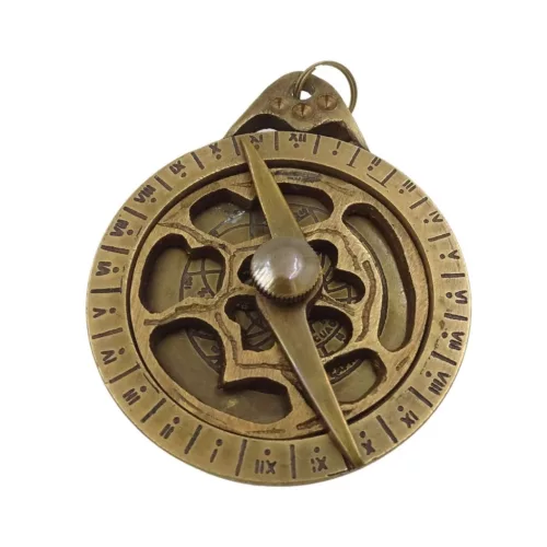 Astrolab decorativ Giftdeco KR105, alamă, lungime 7,5 cm