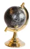Glob decorativ Giftdeco MMG004S, negru cu accente de alama, 20 cm