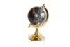 Glob decorativ Giftdeco MMG004S, negru cu accente de alama, 20 cm