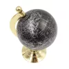 Glob decorativ Giftdeco MMG004S, negru cu accente de alama, 20 cm
