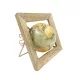 Glob decorativ Giftdeco GLB-40 in rama din lemn, 24 cm