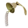 Clopot decorativ de navă Giftdeco HB36/4, alamă aurie, diametru 10 cm