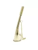 Goarnă decorativă din alamă Giftdeco MIKB10/8, aurie, 20 cm, cu lanț