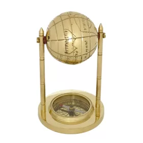   Glob decorativ cu busola Giftdeco MX1160, alama aurie, 12,5 cm
