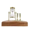Set de birou Giftdeco NC2618OP – clepsidră, busolă și suporturi pixuri