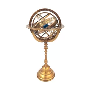   Astrolab decorativ Giftdeco GLB-0020, alamă, înălțime 39 cm